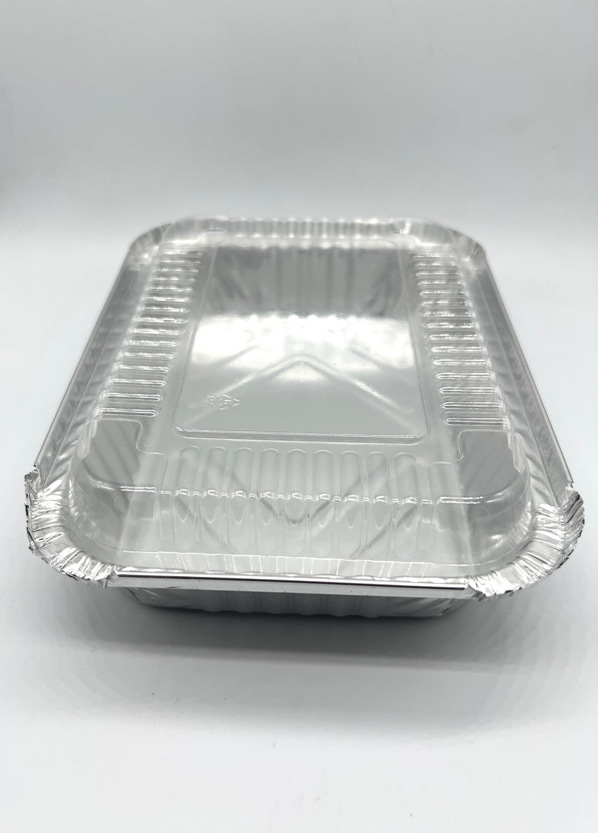 4153 Large Foil Take-Away Container 