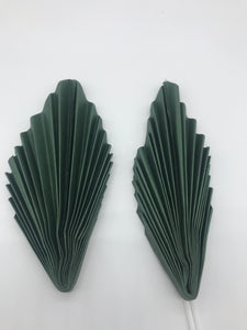 Palm Spear Leaves Paper Topper 2pcs 14cm Green