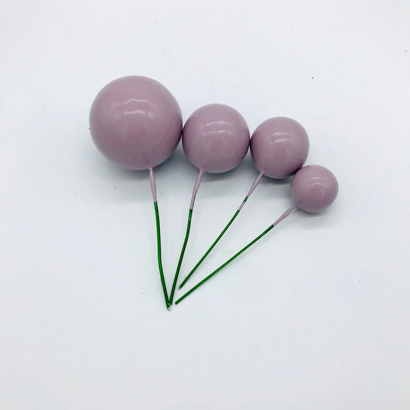 Faux Balls 4pcs Lilac