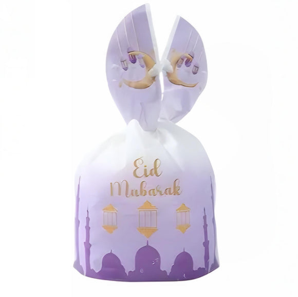 Eid Bunny Ear Plastic Gift bags 5pc #3