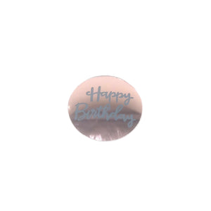 Disc Rose Gold #2 - Happy Birthday