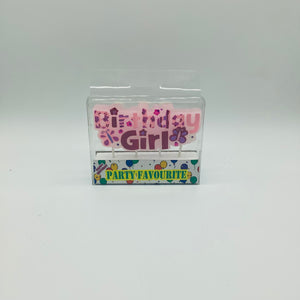 Birthday Girl Party Candle