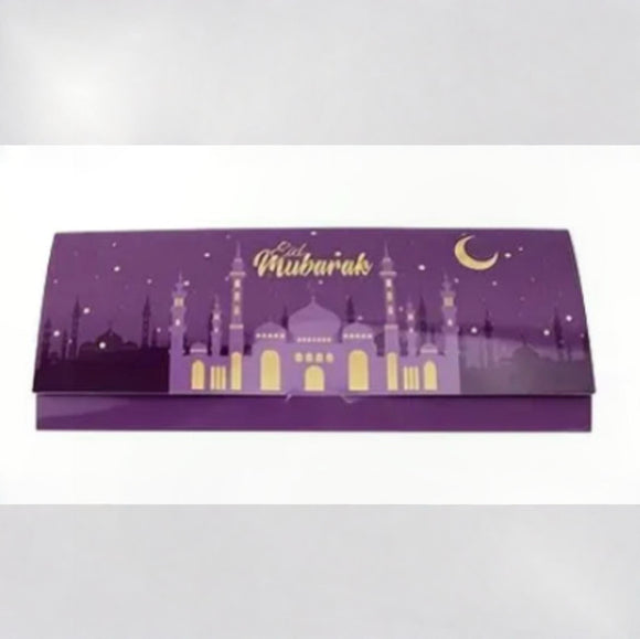 Eid Mubarak Envelope Purple 2pcs