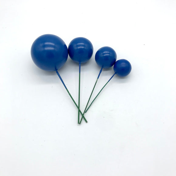 Faux Balls 4pcs Royal Blue