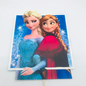 Frozen Elsa & Anna Paper Topper