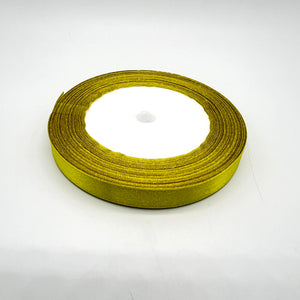 Mustard Satin Ribbon Roll 9.5mm