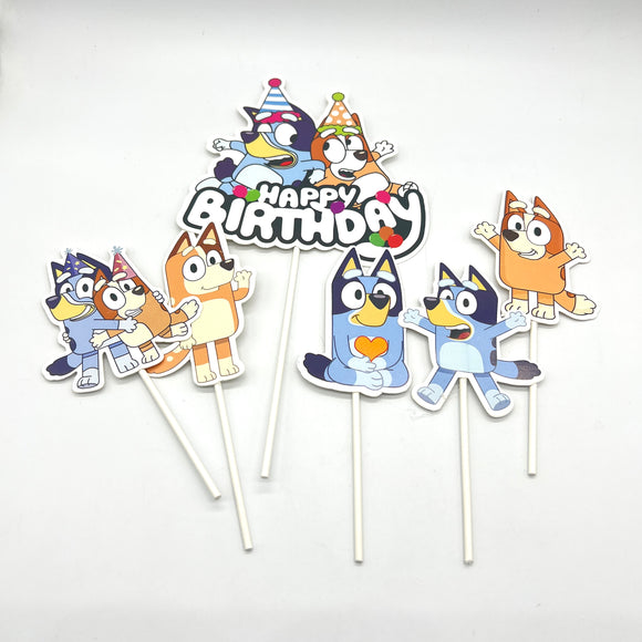 NP Paper Toppers-  Bluey 6pcs