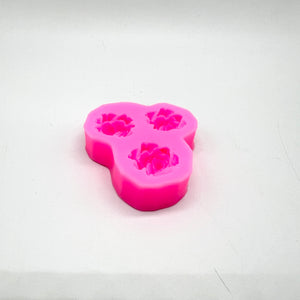 3 cavity Flower Silicone Mould