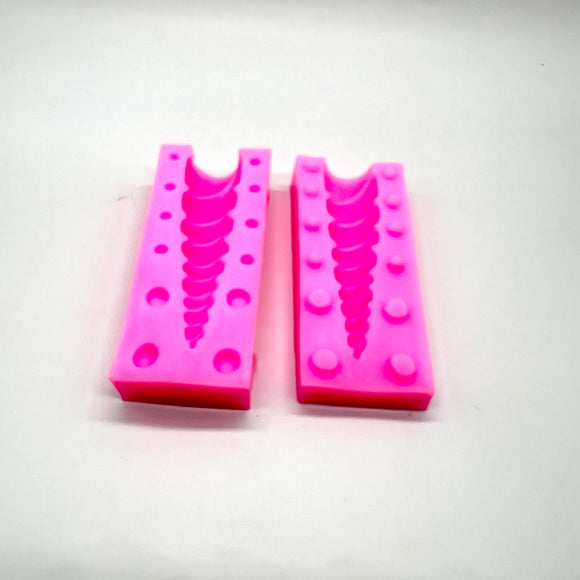 2 pcs Unicorn Silicone Mould