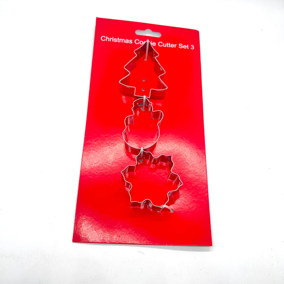 4407 Christmas Cookie Cutter 3pc