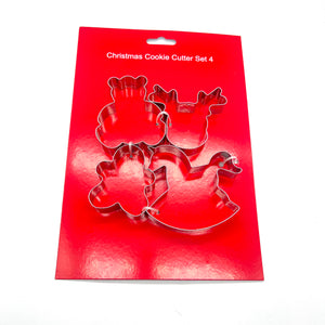 4401 Christmas Cookie Cutter 4pc