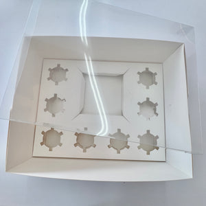 Bento and 8 Cupcake Box Clear Lid