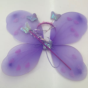 Fairy Wings 3pcs - Purple