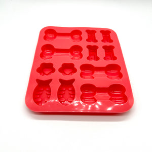 Doggy Theme Silicone Mould 12 Cavity