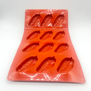 Leaves Silicone 12 Cavity Mould