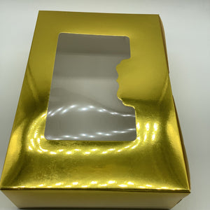 Gold Metallic Box 22cm x 15cm x 6.5cm