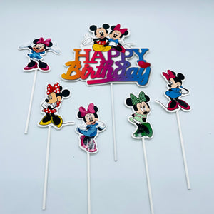 NP Paper Toppers-  Mickey & Minnie 6pcs