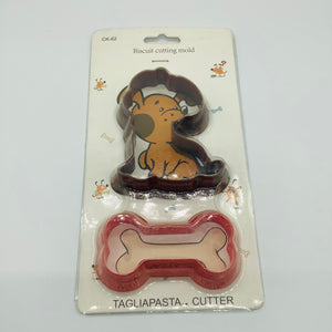 Biscuit Cutter Dog and Bone Set