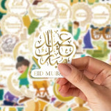 70pcs Ramadan Eid stickers Assorted