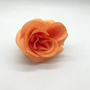 Orange Large Artificial Rose