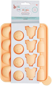 Sweetly Does It Silicone Sixteen Hole Two Part Baby Themed Cake Pop Baking Pan