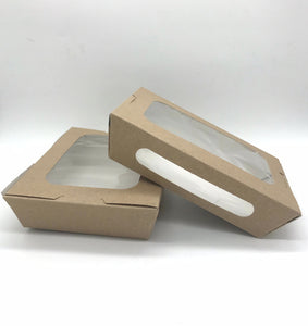 Biscuit Box Double Window Kraft