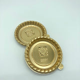 Dessert Tray Mini Round Gold 20's