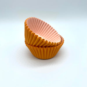 Orange Baking Paper Cups 100pcs